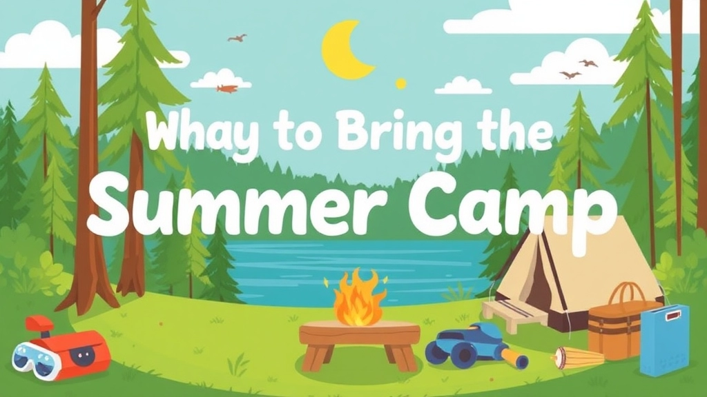 What to Bring to the Summer Camp