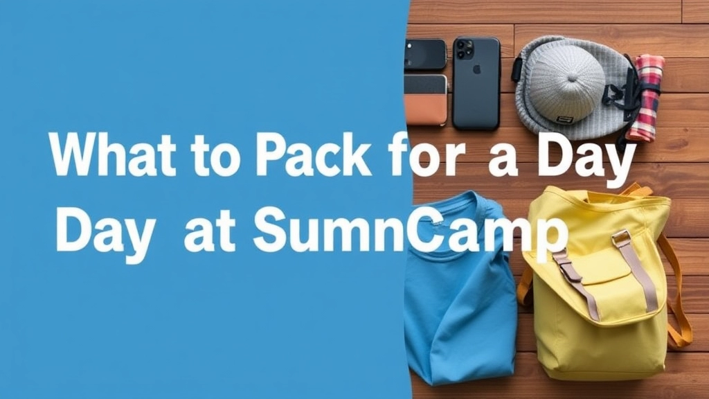 What to Pack for a Day at Summer Camp