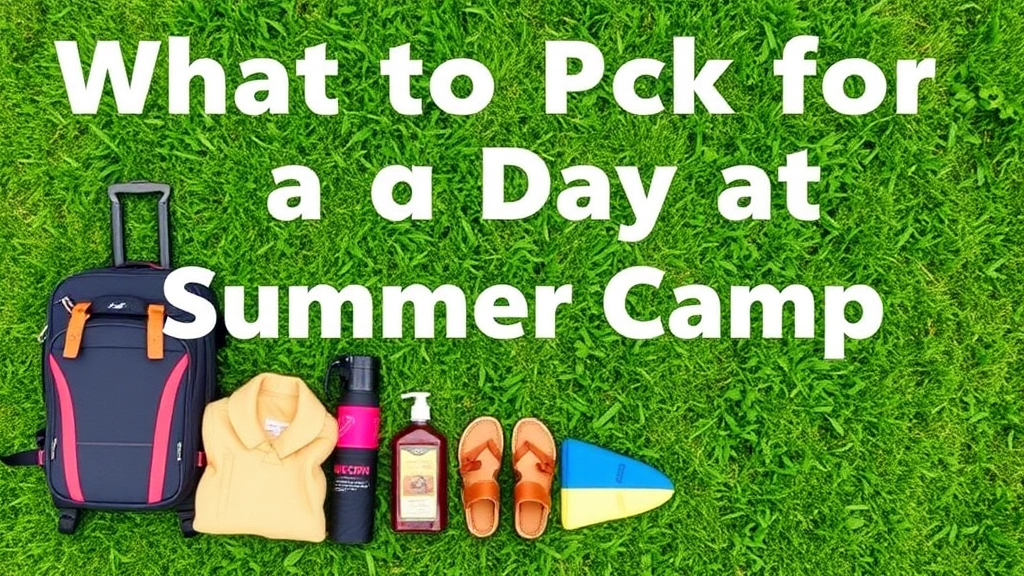 What to Pack for a Day at Summer Camp