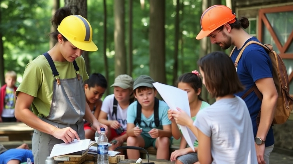 Work Environment and Daily Life of Summer Camp Staff